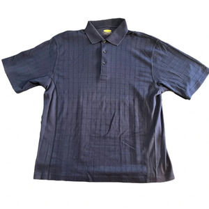 Greg Norman Play Dry Navy‎ Blue Polo Size Large